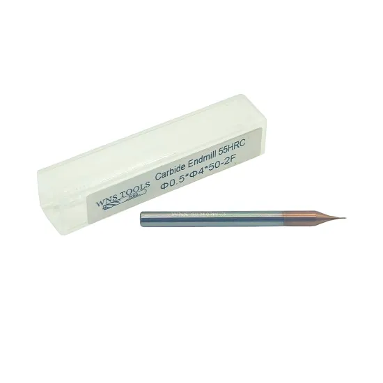 Frez węglikowy VHM Fi0.5 x 50mm 55HRC 4Z